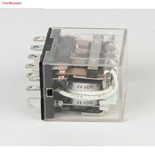 จัดส่งทันทีถูกสุด! รีเลย์  Relay LY4 LY4N+แถมซ๊อคเก็ต 10A DC12-24-48V AC110-120V ส่งทุกวัน