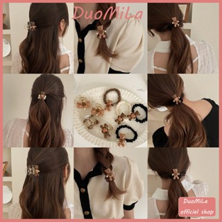 กิ๊บติดผมหางม้า ขนาดเล็ก ลายการ์ตูนหมี แฟชั่นฤดูร้อน สไตล์เกาหลี สําหรับผู้หญิง