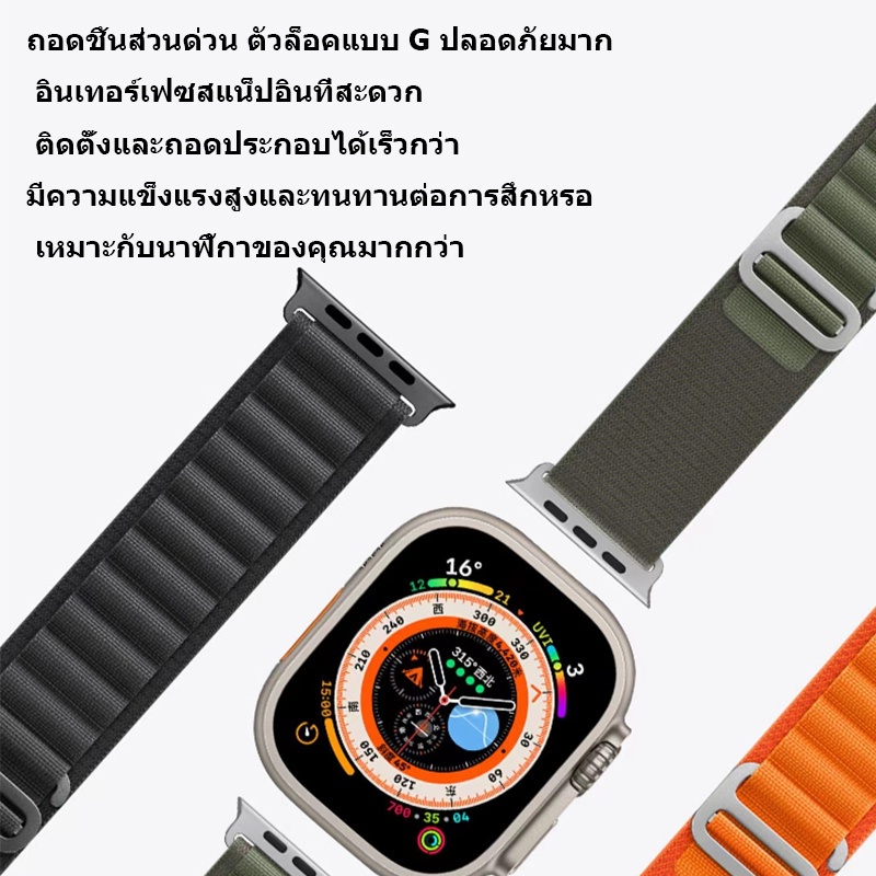 จัดส่งจากกรุงเทพฯ-ถอดออกได้-สายนาฬิกาข้อมือ-สําหรับ-apple-watch-ultra-49-มม-44-มม-40-มม-42-มม-38-มม-series-8-7-6-5