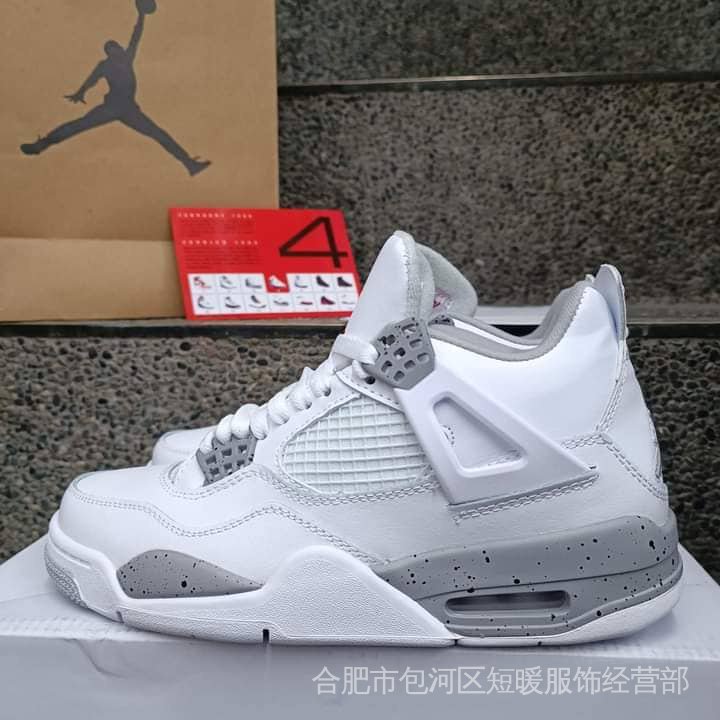 air-jordan-4-white-oreo-colorway-คุณภาพสูง-ฟรีถุงเท้า-vvsb