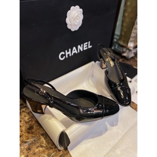 พรี​ ราคา4700 Chanel Slingback รองเท้าส้นสูง 34-41