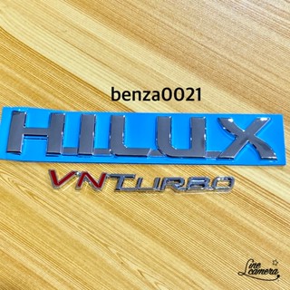 โลโก้ Hilux+VNturbo ติดข้างประตู Toyota Hilux Vigo ชุด 2 ชิ้น