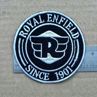 เสื้อแจ็กเก็ต ปักลาย Royal Enfield Since 1901patch สไตล์วินเทจ รุ่นลิมิเต็ด