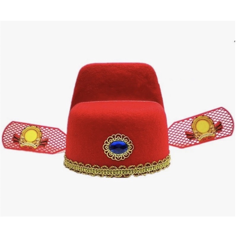 babygaga-หมวก-ตรุษจีน-ฮ่องเต้-chinese-emperor-hat-red