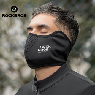 [จัดส่งโดย Shopee]Rockbros หน้ากากขี่รถจักรยานยนต์ หนา กันลม อบอุ่น ผ้าพันคอ ผู้ชาย ผู้หญิง ฤดูหนาว กลางแจ้ง กันลม ป้องกันใบหน้า