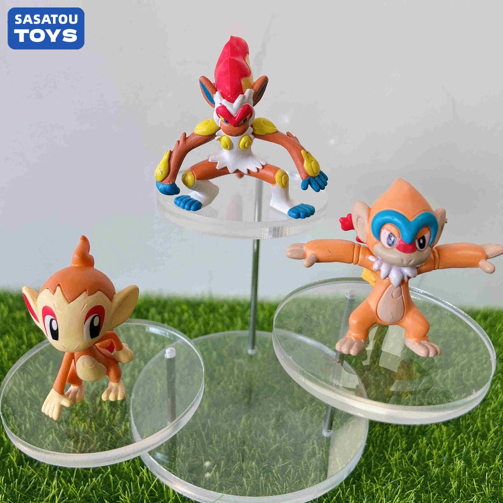 Pokemon figures Infernape โปเกมอน ของเล่นตุ๊กตาโปเกมอน Chimchar Piplup ...