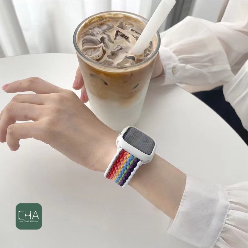 สาย-ปรับได้-44-40-45-41-สําหรับ-watch-series-8-7-6-5-4-สาย-smart-watch-ยืดเเท้-ผ้าใหม่สีใหม่-สายนาฬิกา-smart-watch