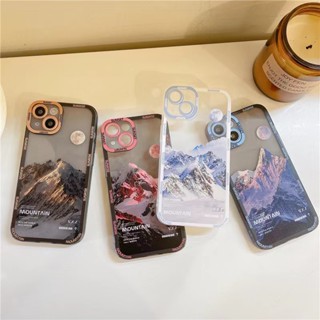 เคสโทรศัพท์มือถือแบบนิ่ม ใส ลายภูเขาน่ารัก สําหรับ case samsung Galaxy A05 A05S A21S A03 A72 A20S A03S A02S A71 A11 A02 A20 A30 A32 A13 A12 A30S A50 A50S A7 2018 A10S A04 A04S A52 A52S A31 A53 A51 M11 M12 M02 A23