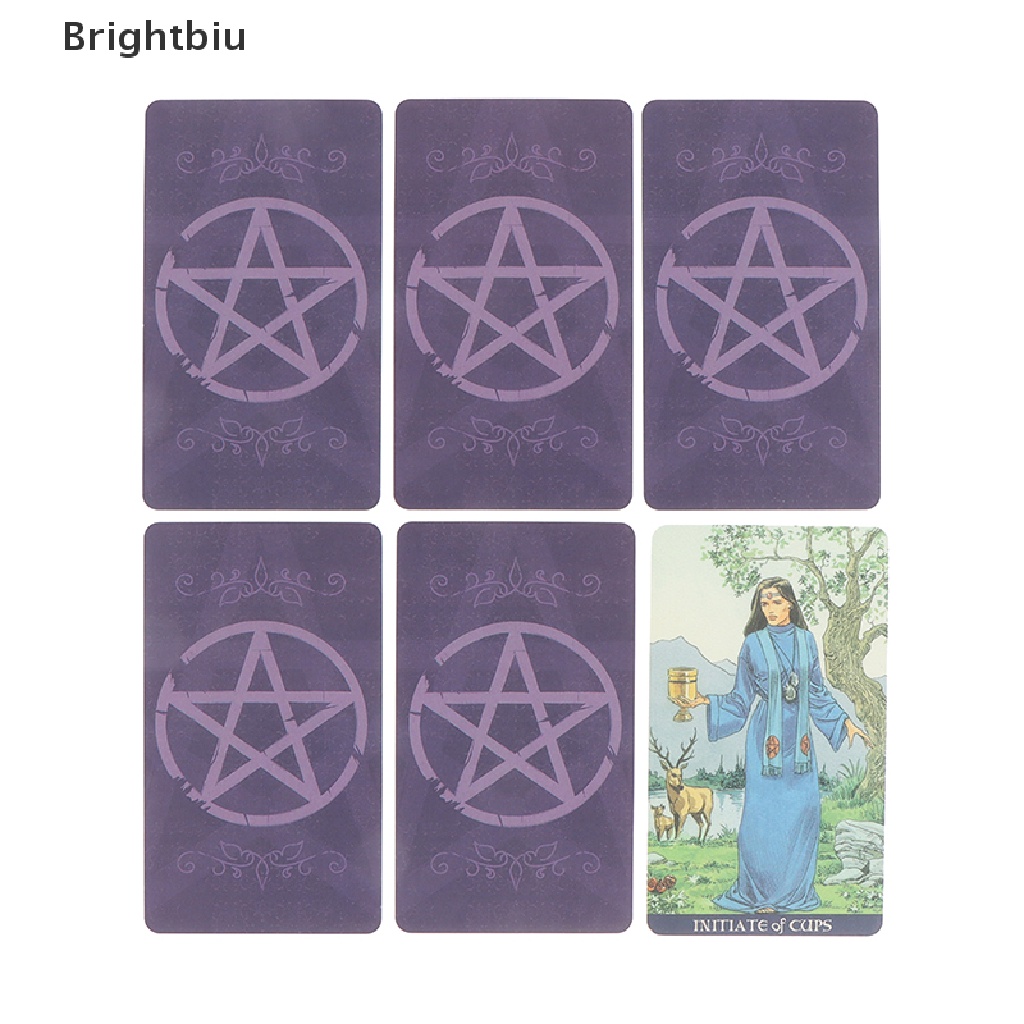 brightbiu-ไพ่ทาโรต์-pagan-tarot-ไพ่ออราเคิลงานพรรคการทํานายเกมกระดานทํานายดวงชะตาการ์ด-psychic-th