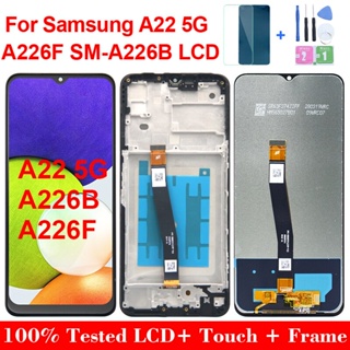 6.6&amp;#39;&amp;#ชุดประกอบหน้าจอสัมผัส LCD 39 สําหรับ Samsung Galaxy A22 5G Samsung A226 A226B SM-A226B DSN