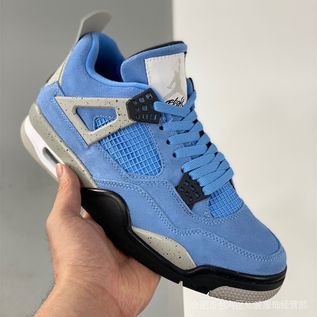 air-jordan-4-retro-university-blue-รองเท้าบาสเก็ตบอล-aj4-lightning-fear-pack-black-cat-military-blue-men-outdoor-sneakers-pmvl