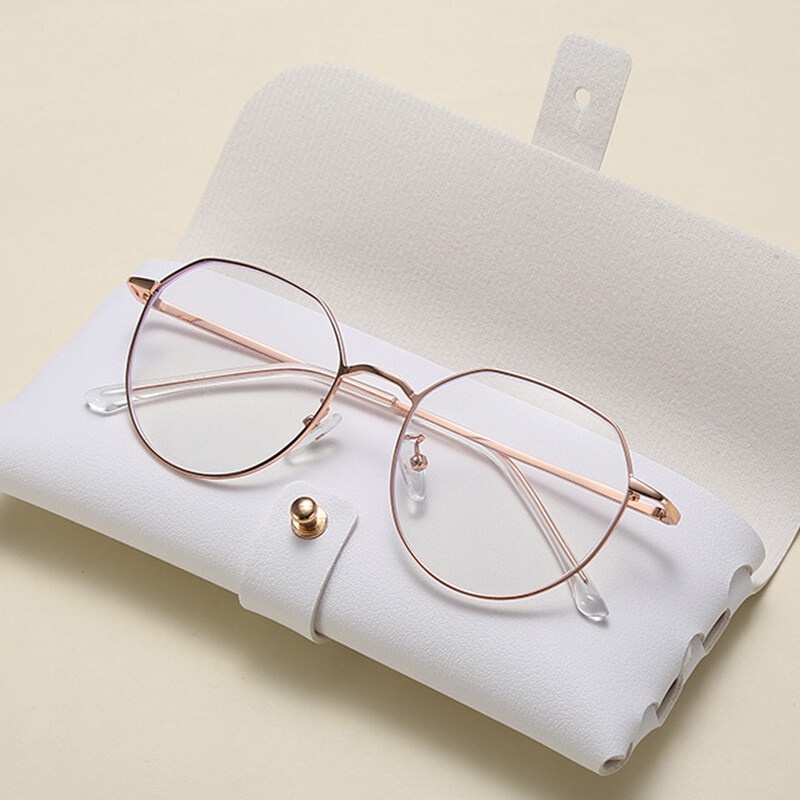 กรณีแว่นตาใหม่หัวเข็มขัดแว่นกันแดดซองหนังแฟชั่นนุ่มแว่นตากรณี-ptq