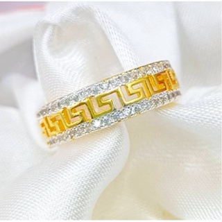 ภาพหน้าปกสินค้าW68  แหวนแฟชั่น*** แหวนฟรีไซส์** แหวนทอง แหวนใบมะกอกหน้าขาว แหวนทองชุบ แหวนทองสวย ที่เกี่ยวข้อง