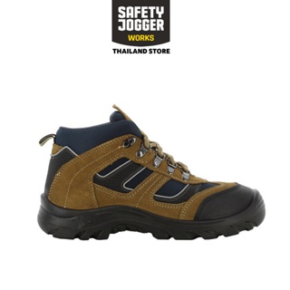 สินค้า [ รับประกัน 3 เดือน ] Safety Jogger รุ่น X200031 รองเท้าเซฟตี้หุ้มข้อ หัวคอมโพสิท สีน้ำตาลอ่อน