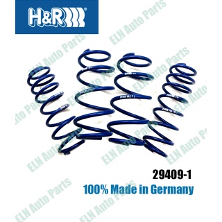 H&R สปริงโหลด (lowering spring) สโกด้า SKODA Febia type 6Y เก๋ง+แวน ปี 2000 เตี้ยลง 30 มิล