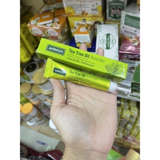 Aobeizi Tea Tree Oil Acne Gel เจลแต้มสิว ทีทรีออยล์ 20g.