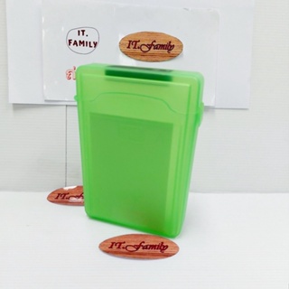 กล่องพลาสติก 3.5นิ้ว ใส่ ฮาร์ดดิสก์ ป้องกันฝุ่นหรือเก็บใส่ให้เป็นระเบียบ ใส่ HDD INTERNAL สีเขียว ( ออกใบกำกับภาษีได้ )