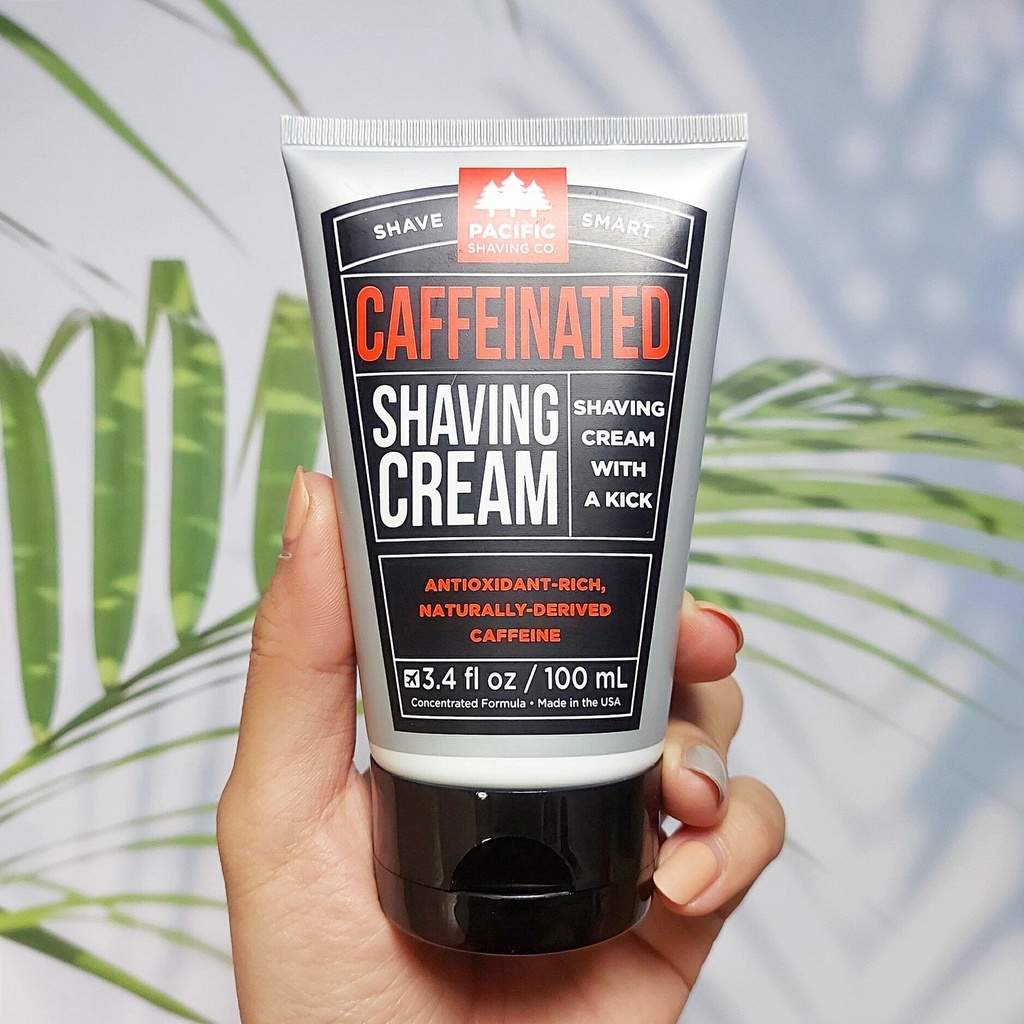 ครีมโกนหนวด Caffeinated Shaving Cream 100 or 207 ml (Pacific Shaving Co ...