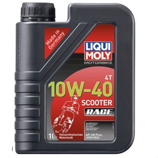 [AMR4CT1000ลด130] LIQUI MOLY Scooter Race Fully Synthetic 100% 4T 10W-40