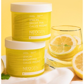 Neogen Dermalogy Lemon Bright แผ่นลอกผ้ากอซ PHA 30 แผ่น 190 มล.