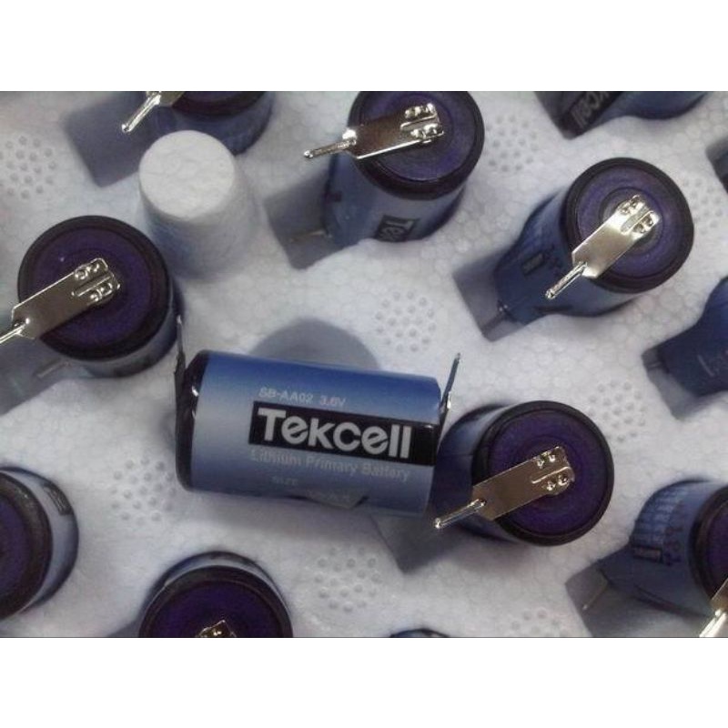 แบตเตอรี่ Tekcell SB-AA02 3.6V 1 2AA ของแท้ ดั้งเดิม พร้อมขาเชื่อม ...