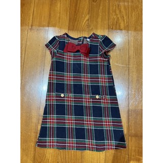 christmas dress size 3T แบรนด์ Janie &amp; Jack ลายสก็อต used like new สำหรับน้อง 3 ขวบจ้า สภาพสวยมากจ้า ใส่แค่ 2 ครั้ง