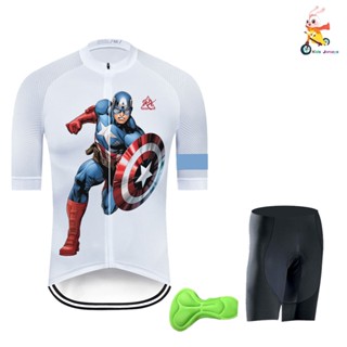 เสื้อกีฬาแขนสั้น ขนาดใหญ่ แฟชั่นฤดูร้อน สําหรับเด็กผู้ชาย ใส่ปั่นจักรยาน