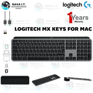 ภาพหน้าปกสินค้า⚡️กรุงเทพฯด่วน1ชั่วโมง⚡️ Logitech MX Keys for Mac Advanced Wireless Keyboard (คีย์บอร์ดไร้สาย) (คีย์อังกฤษ) ประกัน 1 ปี ซึ่งคุณอาจชอบราคาและรีวิวของสินค้านี้