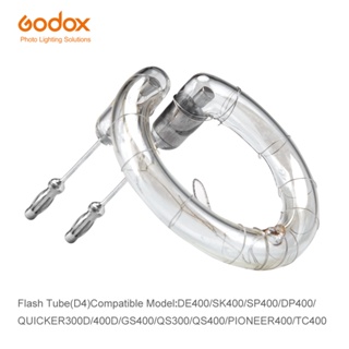 Godox หลอดแฟลช 400Ws สําหรับ Godox DE400 TC400 SK400 DP400 GS400 QS300 QS400 Quicker 300D 400D Pioneer 400