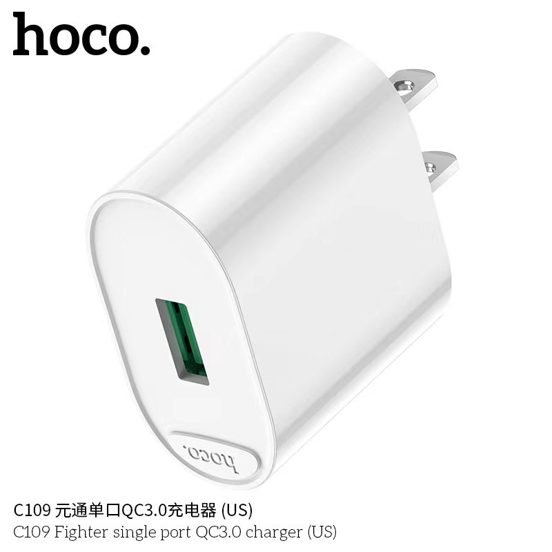 hoco-รุ่น-c109-charge-หัวชาร์จ-เเละชุดสําหรับ-micro-type-c-singleport-qc-3-0-290766tp