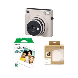 (จัดส่งฟรี)FUJIFILM ฟูจิตสึ กล้องทันที instax SQUARE SQ1 ฟิล์มสีเฉพาะเคส 10 แผ่น แบตเตอรี่แยกจำหน่าย(สินค้าญี่ปุ่น)