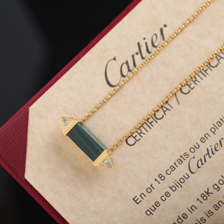 พรี​ ราคา3900 Cartier Berlingots ไซส์กลาง ผู้หญิง​ สร้อยคอ