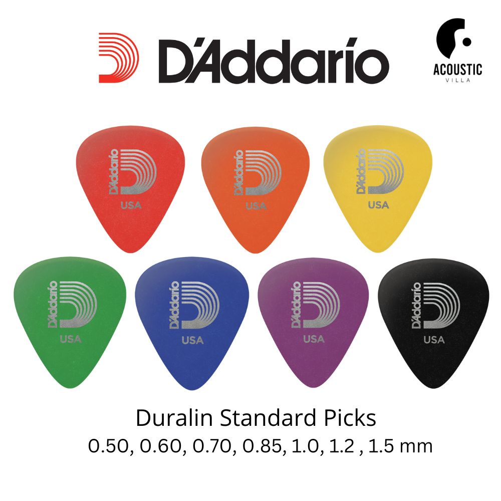 ปิ๊กกีตาร์-daddario-duralin-standard-pick