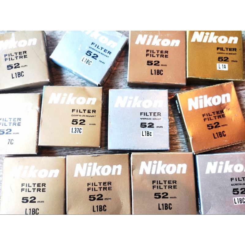 ภาพหน้าปกสินค้าfilter ฟิลเตอร์ ยี่ห้อ Nikon 49mm 52mm 62mm แท้ มือ 1 พร้อมกล่อง คู่มือ กันแสงกันรอยกันฝุ่น มี 12แบบ