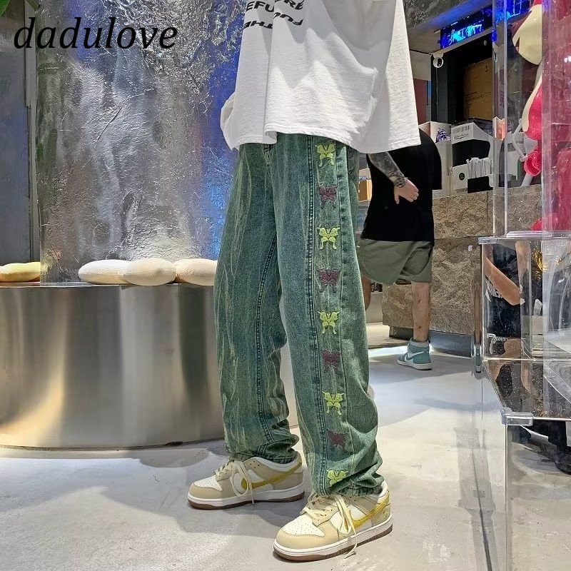 dadulove-new-korean-butterfly-print-jeans-hip-hop-loose-high-street-wide-leg-pants-fashion-womens-clothing