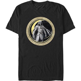 Circle Badge Moon Knight T-Shirt เสื้อแฟชั่นผญ2022 อื่นๆ เสื้อแฟชั่นผญ