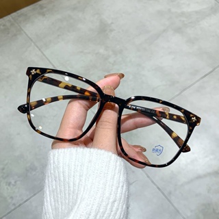 แว่นตา แว่นตา แว่นสายตาสั้น(0-400) แว่นทรงเหลี่ยม แว่นอัลตร้าไลท์สุดน่ารัก แว่นกรองแสง Unisex (หลายสี)