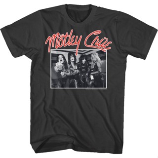 Backstage Photo Motley Crue T-Shirt Tee เสื้อวินเทจผญ