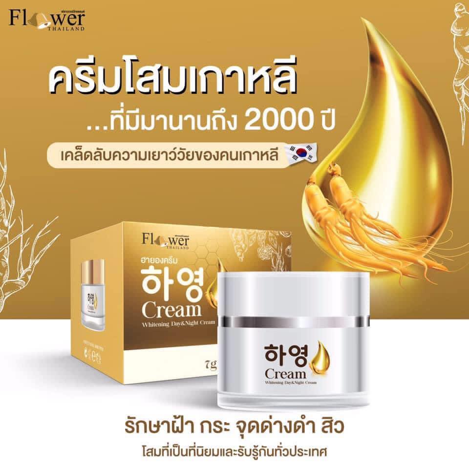 ซื้อ1แถม1-ครีมฮายอง-เซรั่มฮายอง-ครีมกันแดดฮายอง-ครีมโสมแดง-ครีมโสมเกาหลี-ครีมหน้าใส-ครีมลดสิว