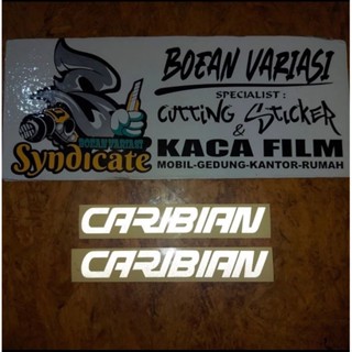 สติกเกอร์ตัด caribian เขียน สไตล์คาร์ริเบียน