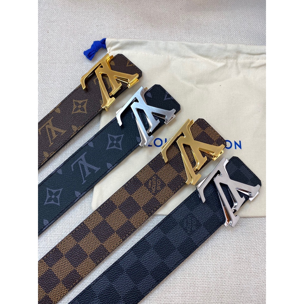 พรี-ราคา3000-lv-louis-vuitton-monogram-27657323-หนังวัว-ผู้ชาย-เข็มขัด4cm