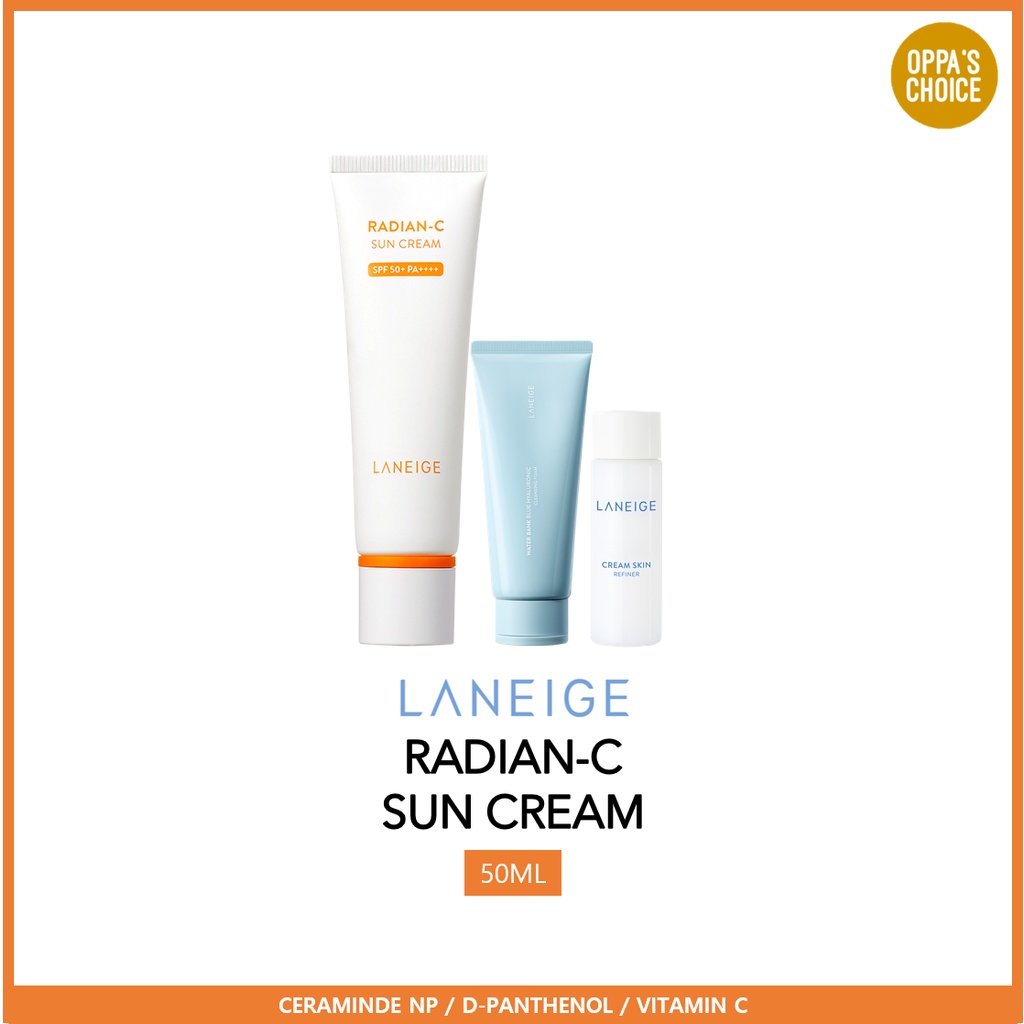 แท้-พร้อมส่ง-laneige-ครีมกันแดด-radian-c-50ml-พร้อมของขวัญ