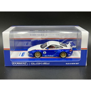 Tarmac​ Works​ 1:43 / Old &amp; New 997, Blue / White