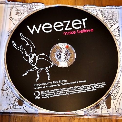 used-cd-ซีดีเพลงสากล-weezer-make-believe-import-used-cd-2005-u-s-a-สภาพ-a