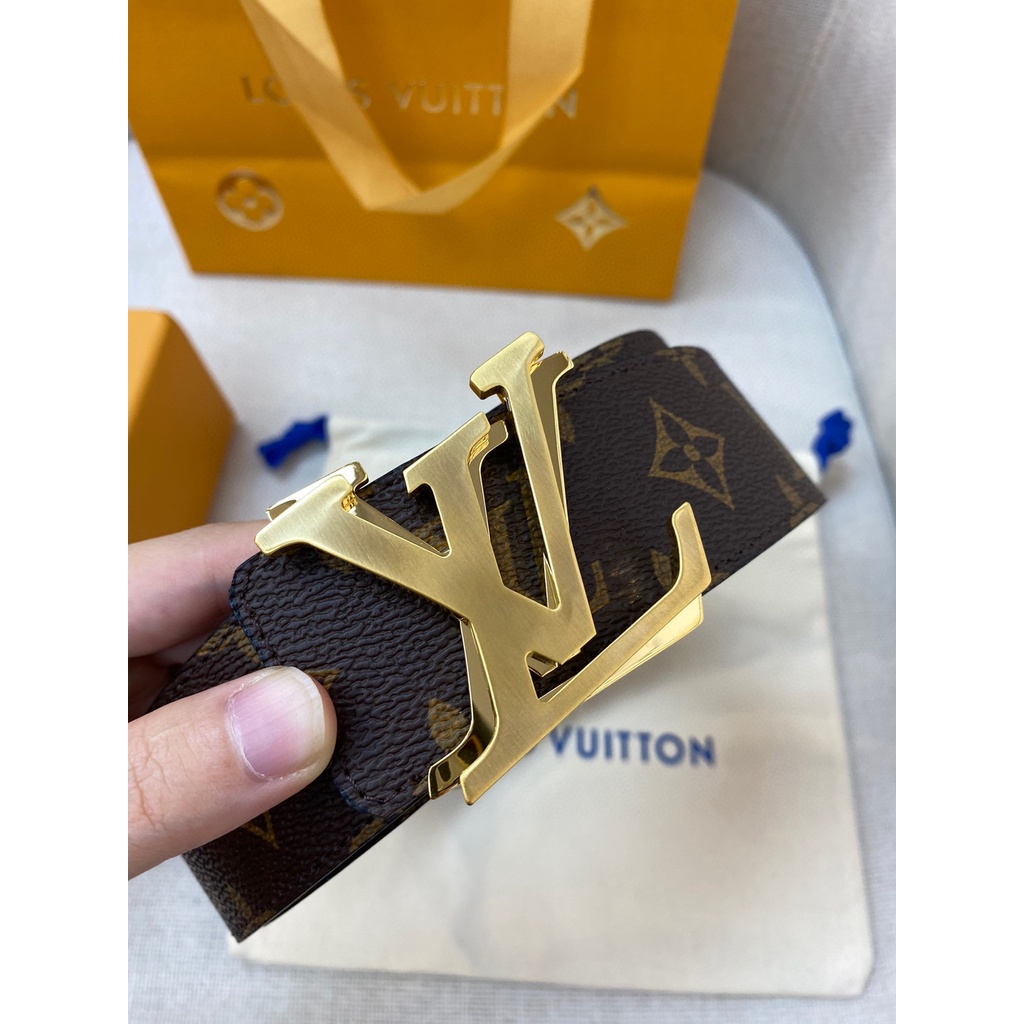 พรี-ราคา3000-lv-louis-vuitton-monogram-27657323-หนังวัว-ผู้ชาย-เข็มขัด4cm