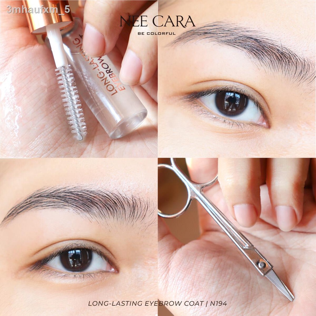 nee-cara-long-lasting-eyebrow-coat-n194-นีคาร่า-เจลใสเซ็ตทรงคิ้ว-เจลเซ็ตขนคิ้ว-เจลปัดแต่งทรงคิ้ว