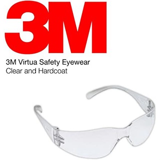 3M 11326 แว่นตานิรภัย VIRTUA เลนส์ใส กันรอย  *** (ราคาต่อ1ชิ้นค่ะ)***  (สามารถออกใบกำกับภาษีได้ค่ะ)