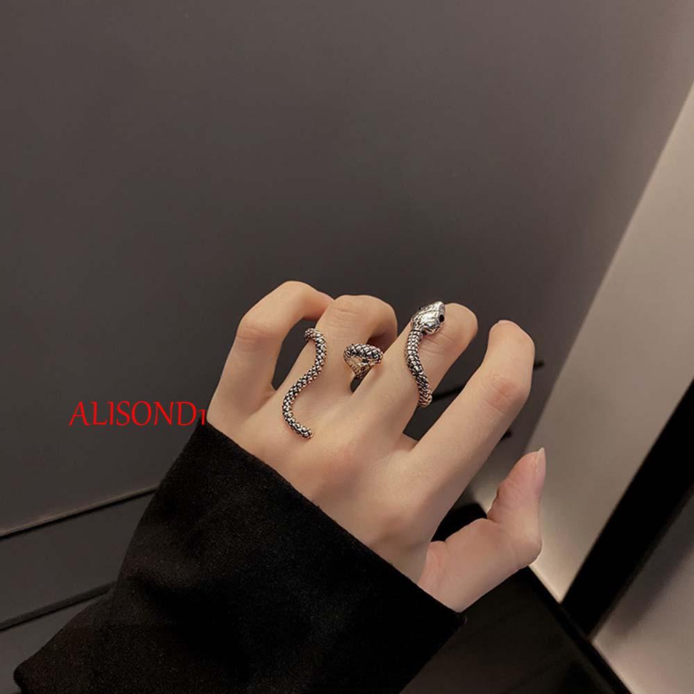 alisond1-บุคลิกภาพ-แหวนนิ้ว-ผู้หญิง-แฟชั่น-เครื่องประดับ-แหวนเปิด-ไม่สม่ําเสมอ-โอ้อวด-โกธิค-ย้อนยุค-เด็กผู้หญิง-โลหะผสม-รูปงู
