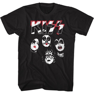 1974 KISS T-Shirt เสื้อแฟชั่นผญ เสื้อทหาร