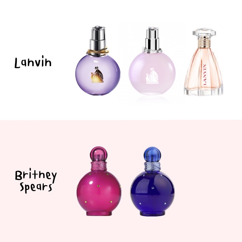 ราคาและรีวิว(น้ำหอมแบ่งขาย) รวมทุกกลิ่นของ Lanvin, Britney